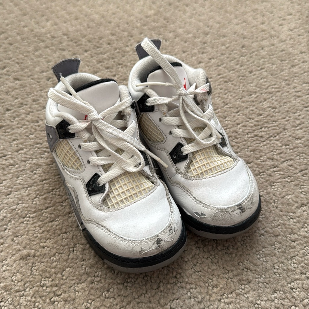 Jordan 4 Retro Og White Cement Td